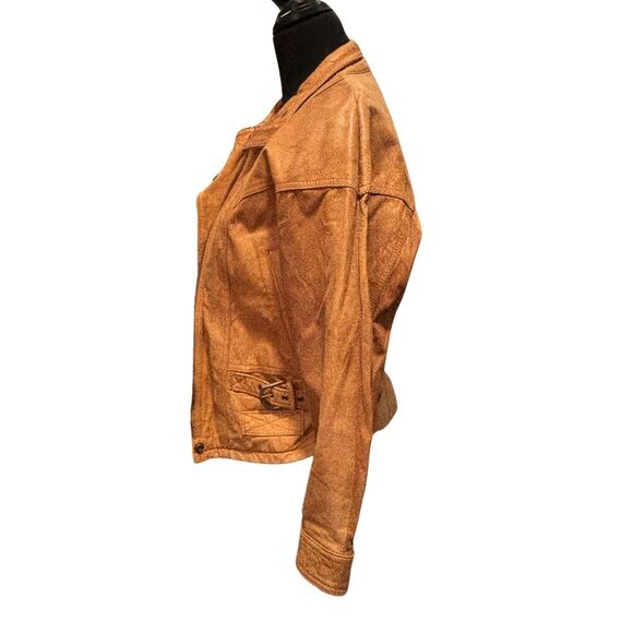Woman's Vintage Georgetown Leather Jacket XS - Picture 2 of 6
